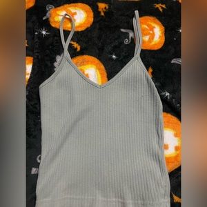 Brandy Melville Green Crop Tank